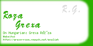 roza grexa business card